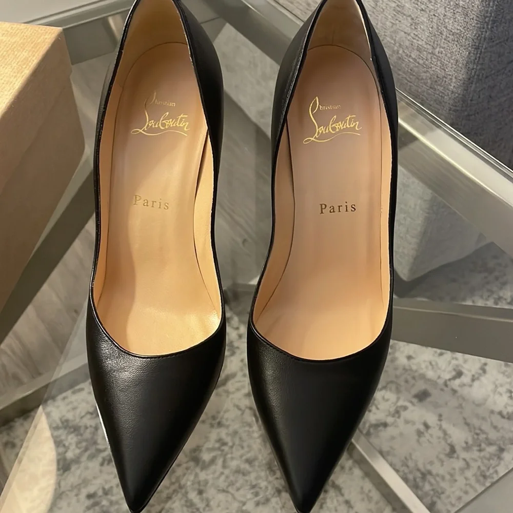 Christian Louboutin apostrophy pump 100 Nappa size 37 - Picture 2 of 4